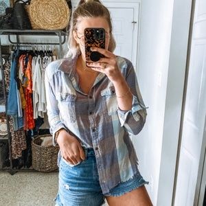 Billabong Riding Solo Plaid Flannel Shirt